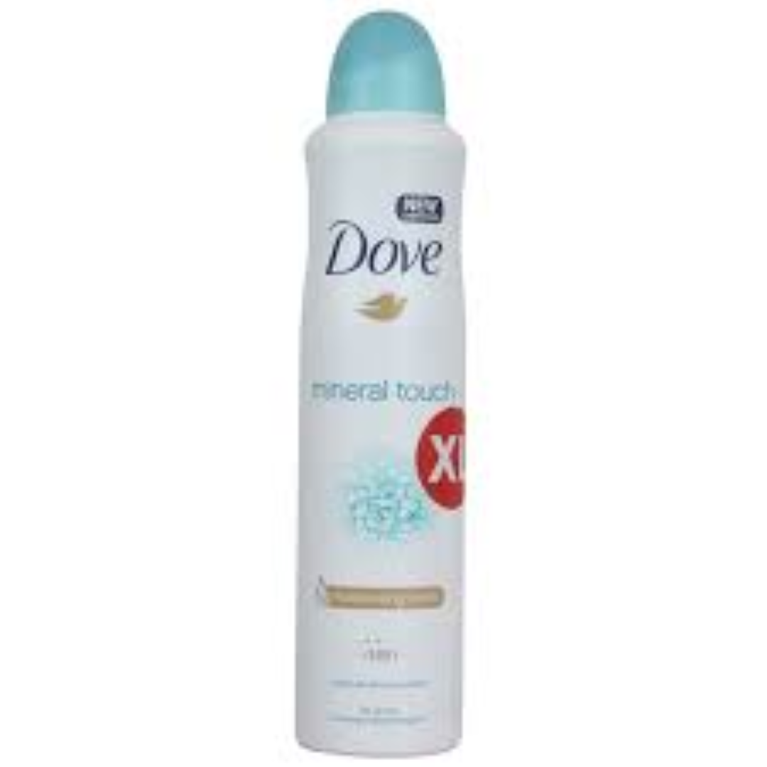 DOVE ANT/PERS SPRAY MINERAL TOUCH 250ML